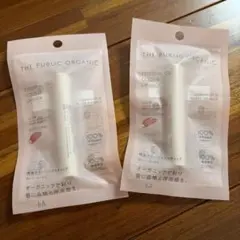 ザパブリックオーガニック精油カラーリップスティック2本セットのサムネイル