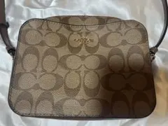 COACH モノグラムショルダーバッグ ブラウン