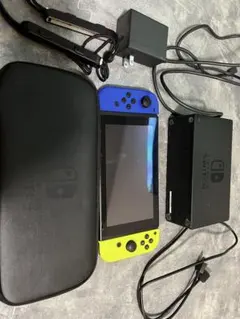 Nintendo Switch 青/黄 Joy-Con 充電器付き