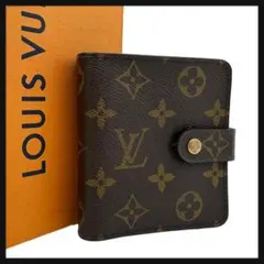 LOUIS VUITTON ルイヴィトン コンパクトジップ モノグラム 二つ折り