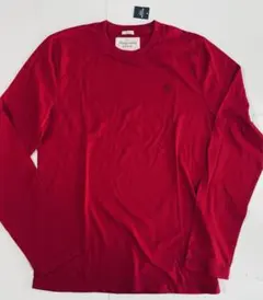 Abercrombie & Fitch MUSCLE 赤 長袖カットソー　新品のサムネイル