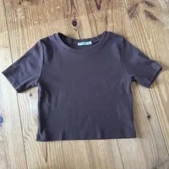 WEGO STANDARD リブTシャツ ブラウン Mのサムネイル