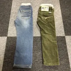 子供服　キッズ　MPS デニム　パンツ　100 2枚セット
