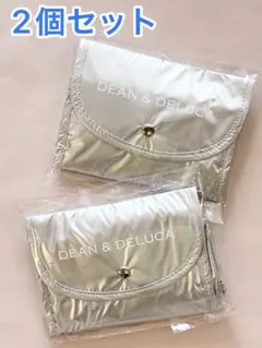 DEAN & DELUCA　エコバッグ シルバー 新品未開封 2個セットのサムネイル