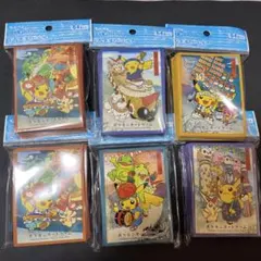 ポケモンセンタートウホクR お祭りごっこ ポケカ　スリーブ　デッキシールド 5種