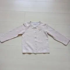 any FAM ピンク カーディガン 110　ネコ