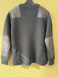 最終価格ORCIVALオリーブグリーン パッチニット