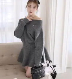 オフショルニットセットアップ❤︎