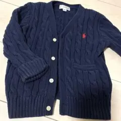 Ralph Lauren ネイビー カーディガン 24M