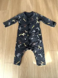 ジェラートピケ　男の子　ロンパース　ネイビー　70-80 午年