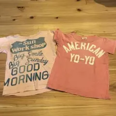 デニム＆ダンガリー　Tシャツ2枚セット　100センチ