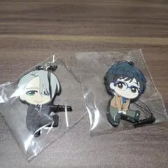 ユーリ!!! on ICE ヴィクトル 勝生勇利 ぺたん娘 ラバーストラップ