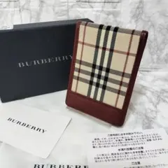 【人気✨️】BURBERRY チェック柄 パスケース　カードケース
