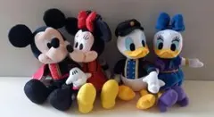 ミッキー・ミニー・ドナルド・デイジー ぬいぐるみ4体セット