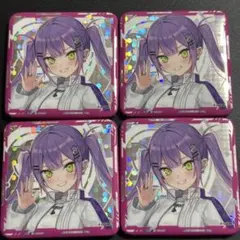ホロライブ　EXPO ホログラムスクエア缶バッジ　常闇トワ
