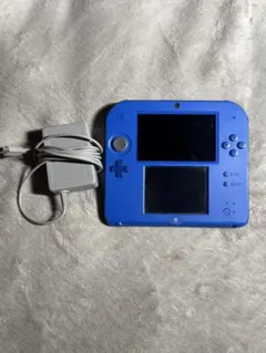 Nintendo 2DS 本体 青 充電器付き