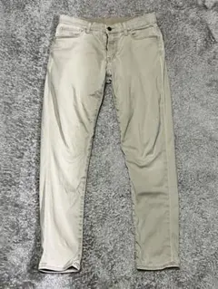 UNIQLO 411093 スキニーフィットカラージーンズ M ベージュ