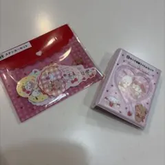 サンリオ1番くじ　カード収納、ステッカーセット