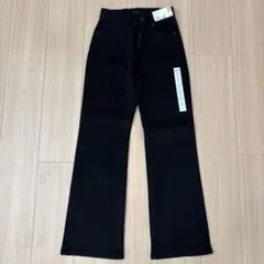 UNIQLO フレアハイライズジーンズ 22(56cm)