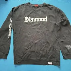 D*N様 Diamondダイヤモンドサプライ　黒スウェット　ダンス　ボード　スケのサムネイル