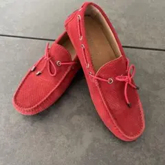 UGG TWINSOLE パンチングスリッポン ローファー レッド m5 - メルカリ