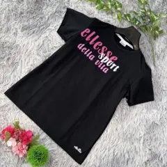 ✨ellesse✨サイズXL ブラック Tシャツ 半袖のサムネイル
