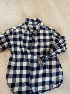 チェック柄 長袖シャツ 140サイズ