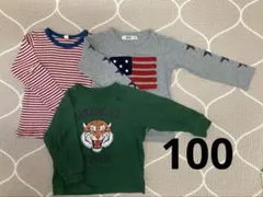 ロンT まとめ売り　100cm 男の子　トップス　保育園着