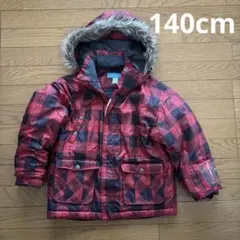 SUET ジュニア スキーウェア 140 赤黒チェック柄