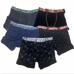新品未使用 メンズ ボクサーパンツ Lサイズ 5枚セット ディズニー ミッキーのサムネイル