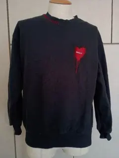 ONCILY HEARTLOGOSTITCHSWEATハートロゴスウェット完売 - メルカリ