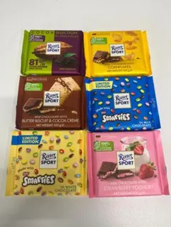 【Ritter SPORT】リッターチョコレート100g ６種セットのサムネイル