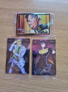 ジョジョ　ジョジョの奇妙な冒険　ウエハース　4部　虹村億泰　東方仗助　吉良吉影