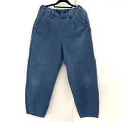 スタジオクリップ　バルーンパンツ　デニム生地