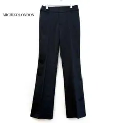 【新品タグ付き】ミチコロンドンコシノ スラックス 【S】 黒 フレア