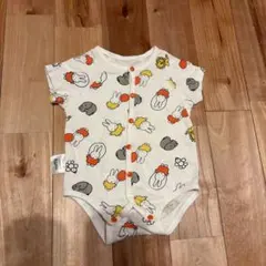 ひよこクラブ ミッフィー 半袖 ロンパース肌着