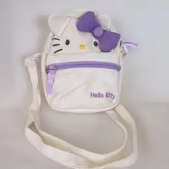 サンリオ　Hello Kitty ショルダーバッグ ホワイト/ラベンダーのサムネイル