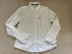 アバクロ　ホワイトコットンシャツ