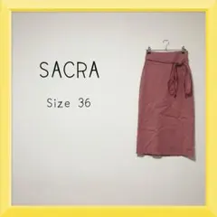 1-922 SACRA リボンタイトスカートのサムネイル