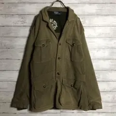 ポロバイラルフローレン ミリタリージャケット ブルゾン m-65 コットン XL