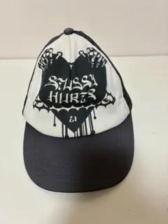 レア90s OLD STUSSY ステューシー　メッシュキャップ　ブラックのサムネイル
