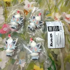 ポケモン ぺたんこ マスコット カラー ホワイト　ヒスイゾロア　まとめ売り