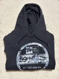 NEW ERA フード付きスウェット X LARGE ブラックのサムネイル