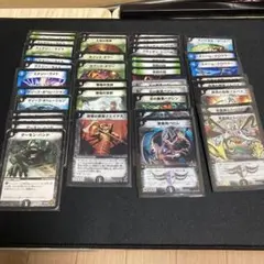 デュエマ旧枠初期クラシック05 ブーストアナカラーバロム40枚 黒スリーブ付