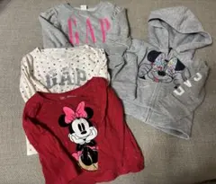 GAP パーカー 長袖シャツ トレーナーの4点セット【80cm】