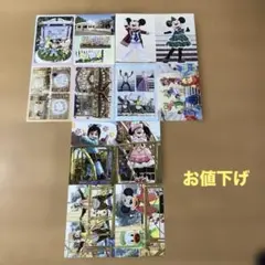☆ディズニーファン☆綴込み付録　ポストカード 4枚×3シート