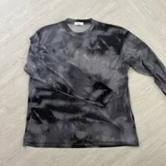 3CUT タイダイ柄 シアー 長袖カットソー