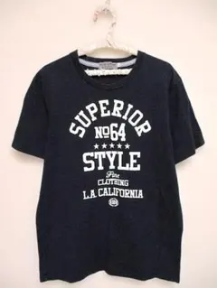 BLUE CROSS 半袖Tシャツ コットン L ブラックのサムネイル
