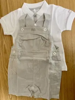 タグ付き　サロペット　12m