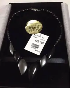 未使用 パワーストーンオニキス天然石ネックレス